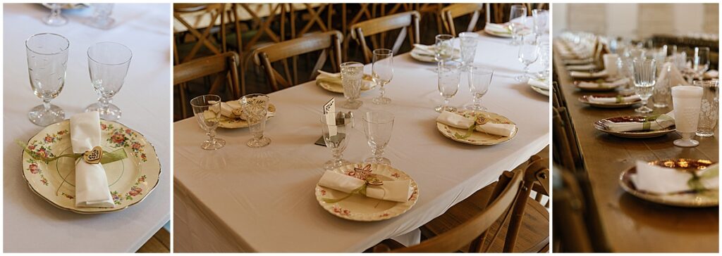 wedding reception table ideas for a vintage-inspired wedding 