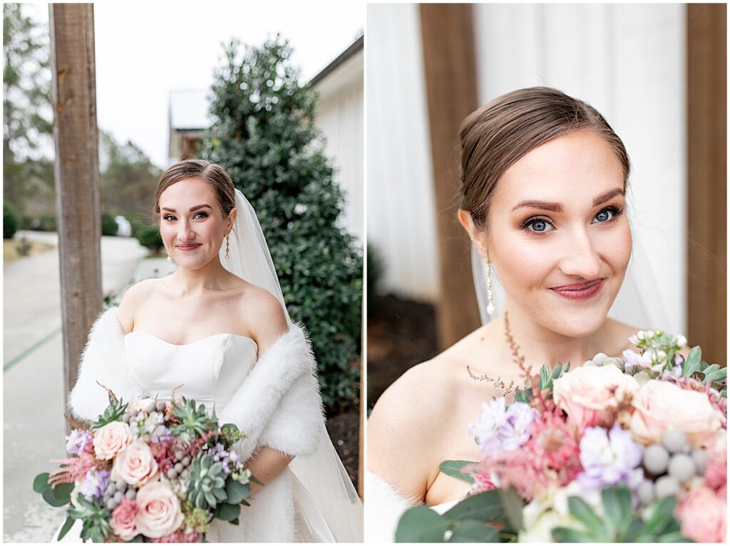 Bridal portraits at Koury Farms