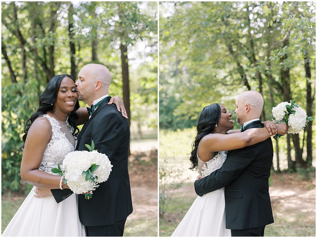 Couple portraits in the grounds of Koury Farms