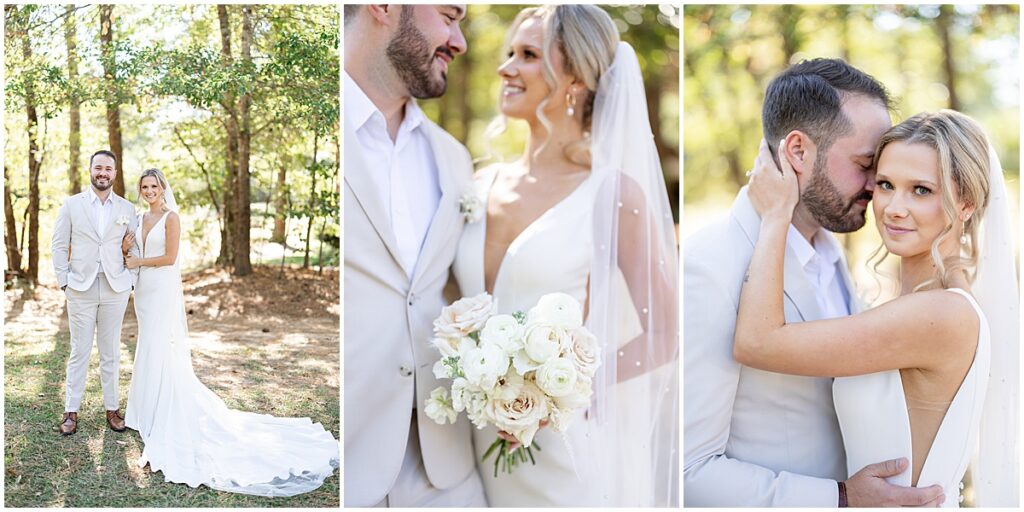 Couple portraits at Koury Farms wedding venue in North Georgia