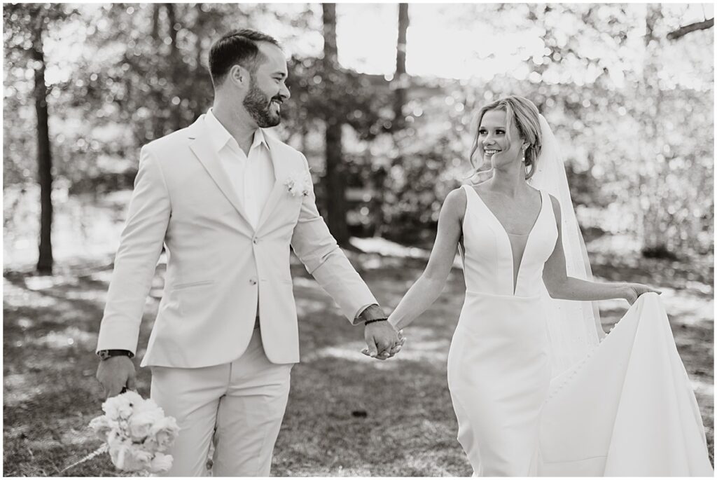 Couple portraits at Koury Farms wedding venue in North Georgia