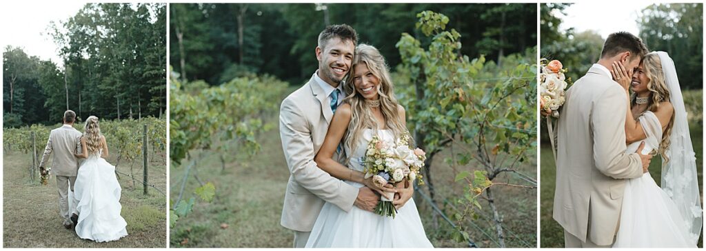 Couple portraits in the grounds of Koury Farms