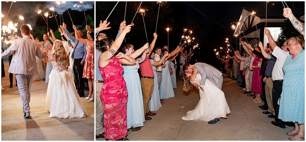 sparkler wedding exit