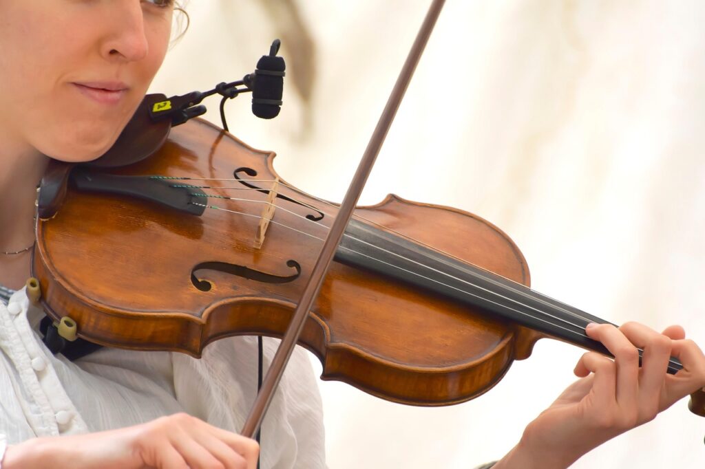 Violinist at cocktail hour, an idea for a unique cocktail hour idea 