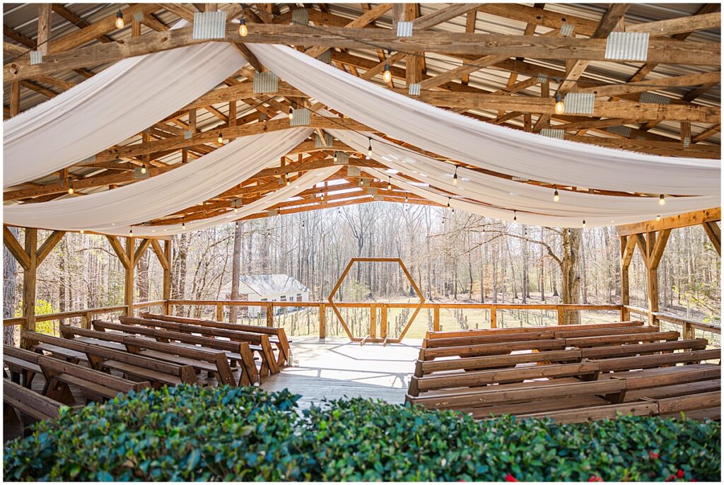 Koury Farms outdoor ceremony pavillion
