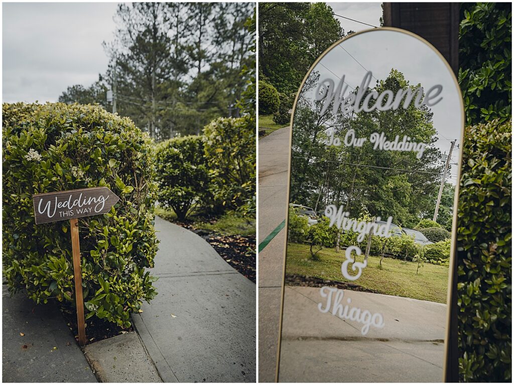 wedding signage